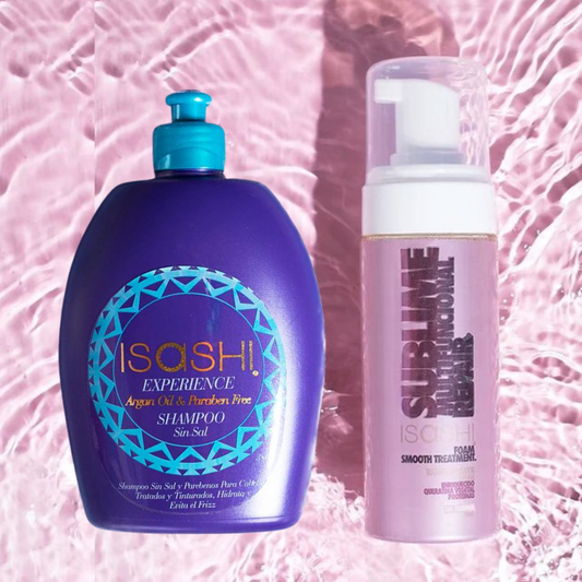 KIT ALISADOR ESPUMA + SHAMPOO 20% DE DESCUENTO