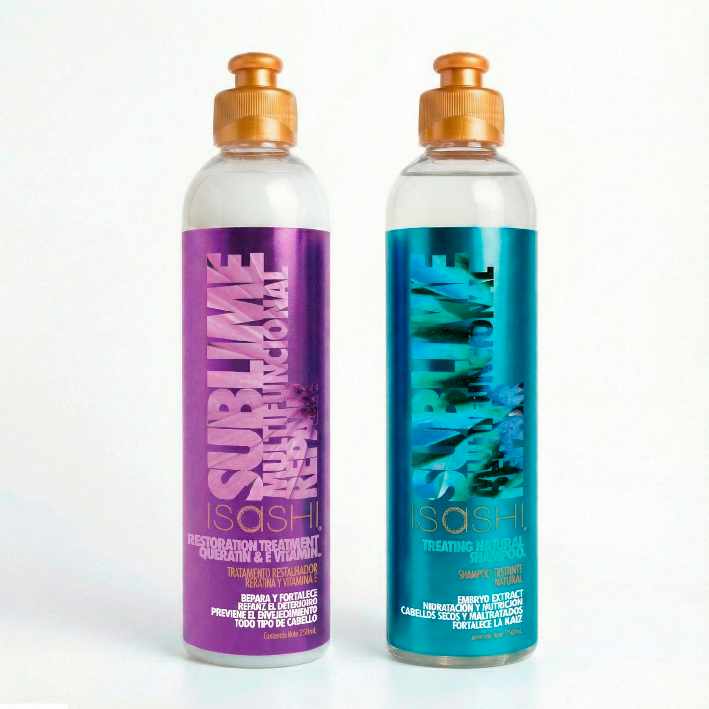 ISASHI SUBLIME SHAMPOO Y TRATAMIENTO REPARADOR 20% de DESCUENTO
