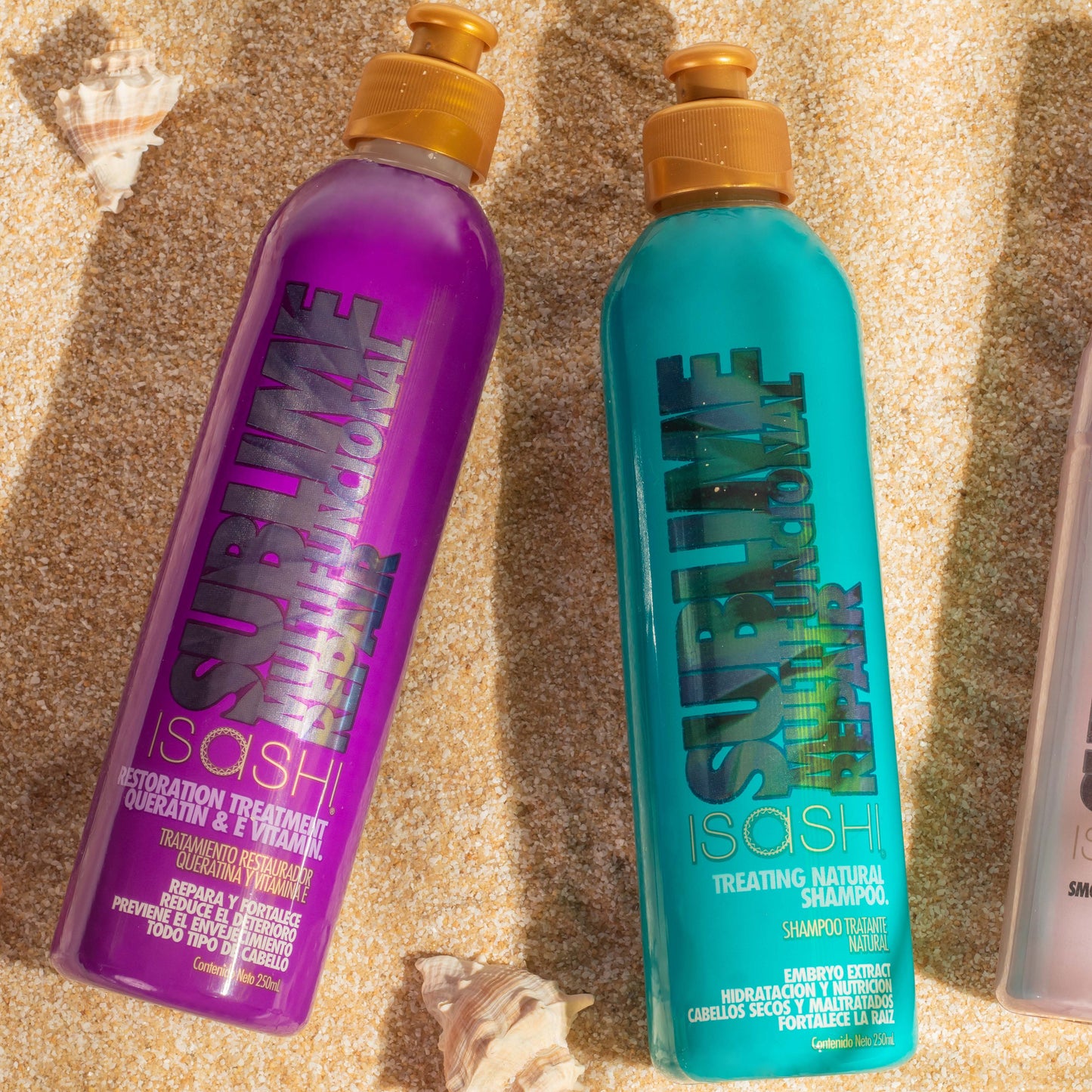 ISASHI SUBLIME SHAMPOO Y TRATAMIENTO REPARADOR 20% de DESCUENTO